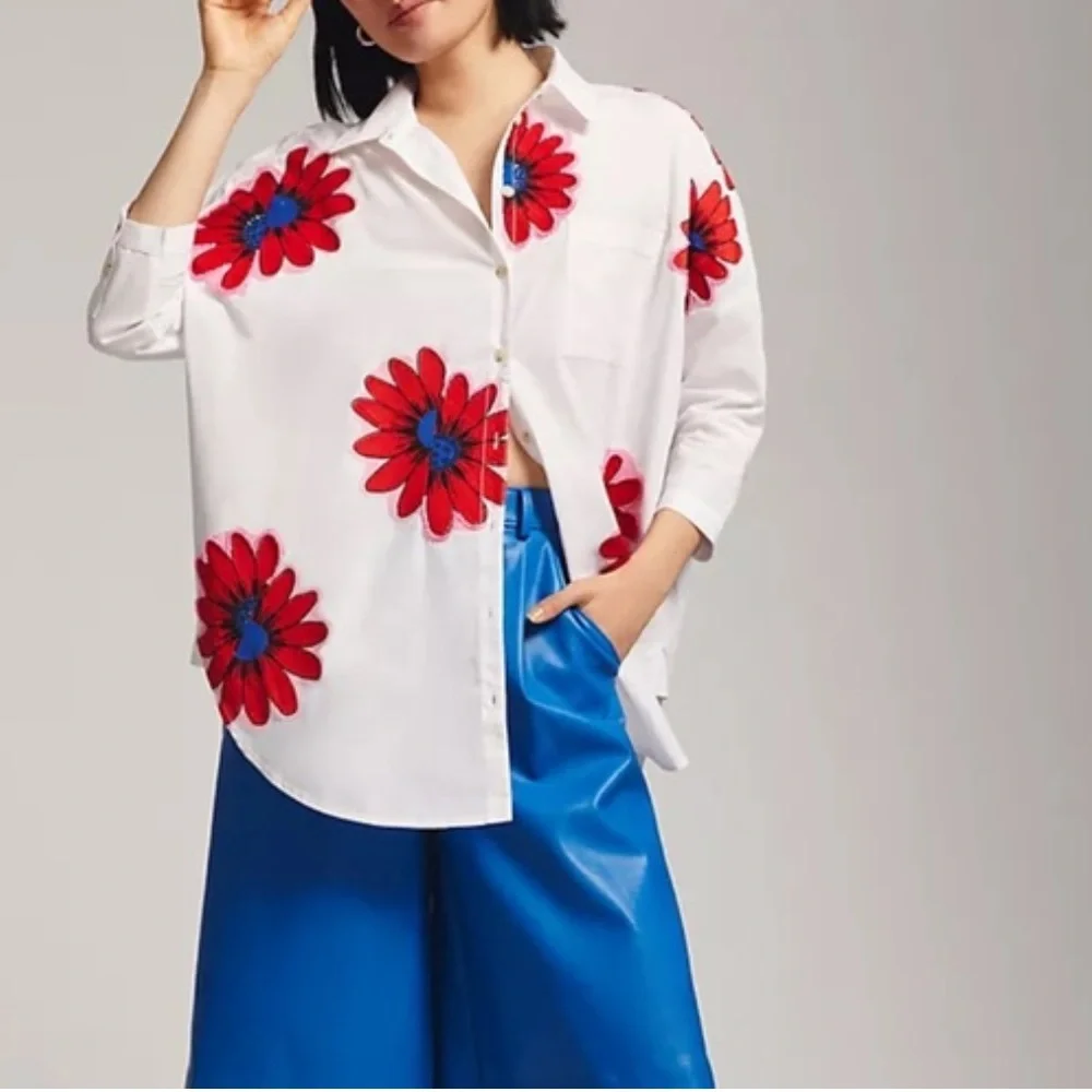 Maeve The Alameda Buttondown Shirt - Picture 5 of 7